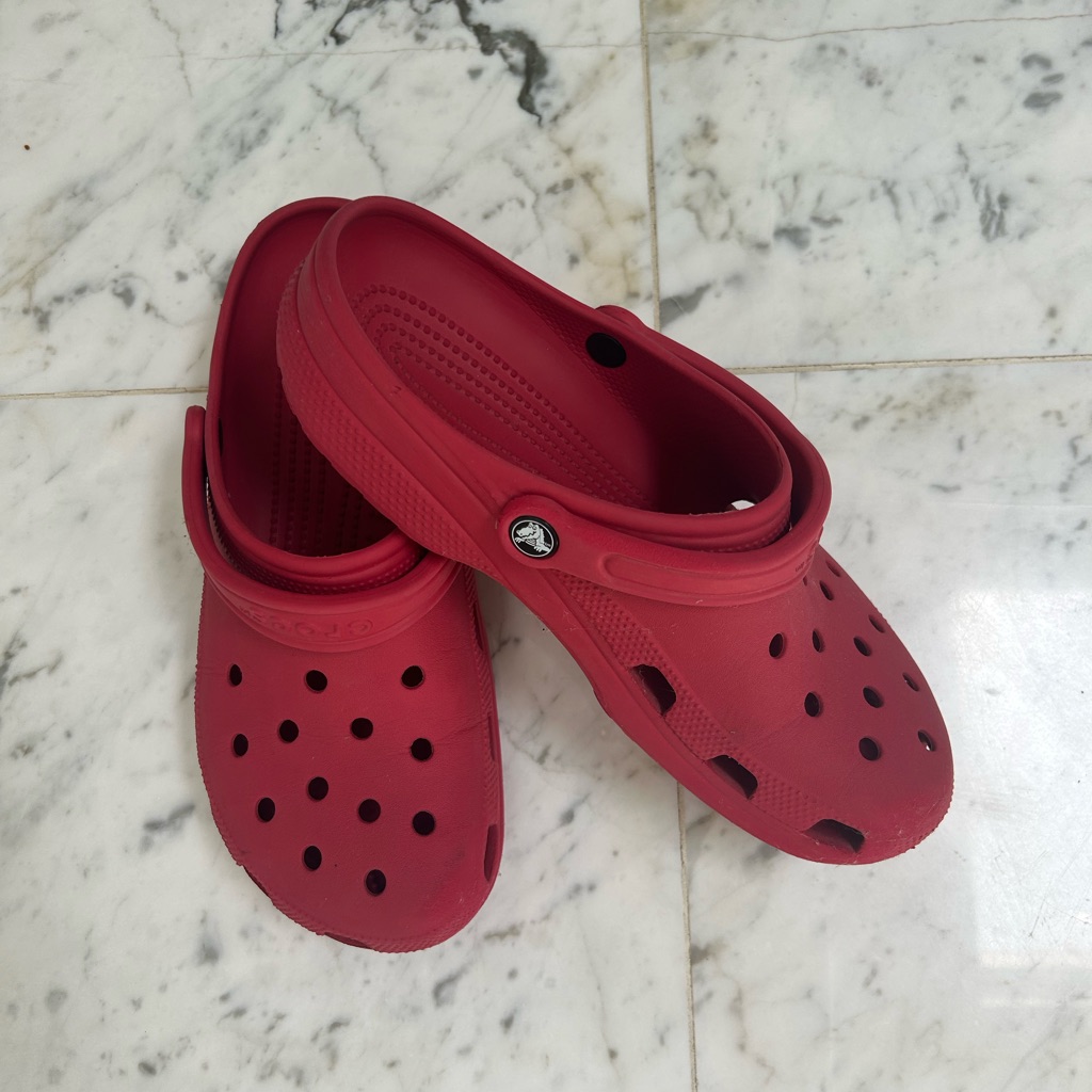 Unisex Red Crocs